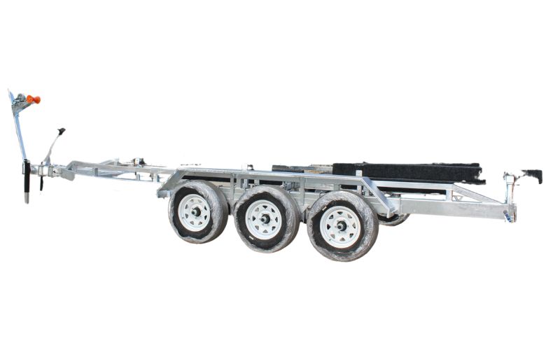Tri axle Galvanized Boat Trailer